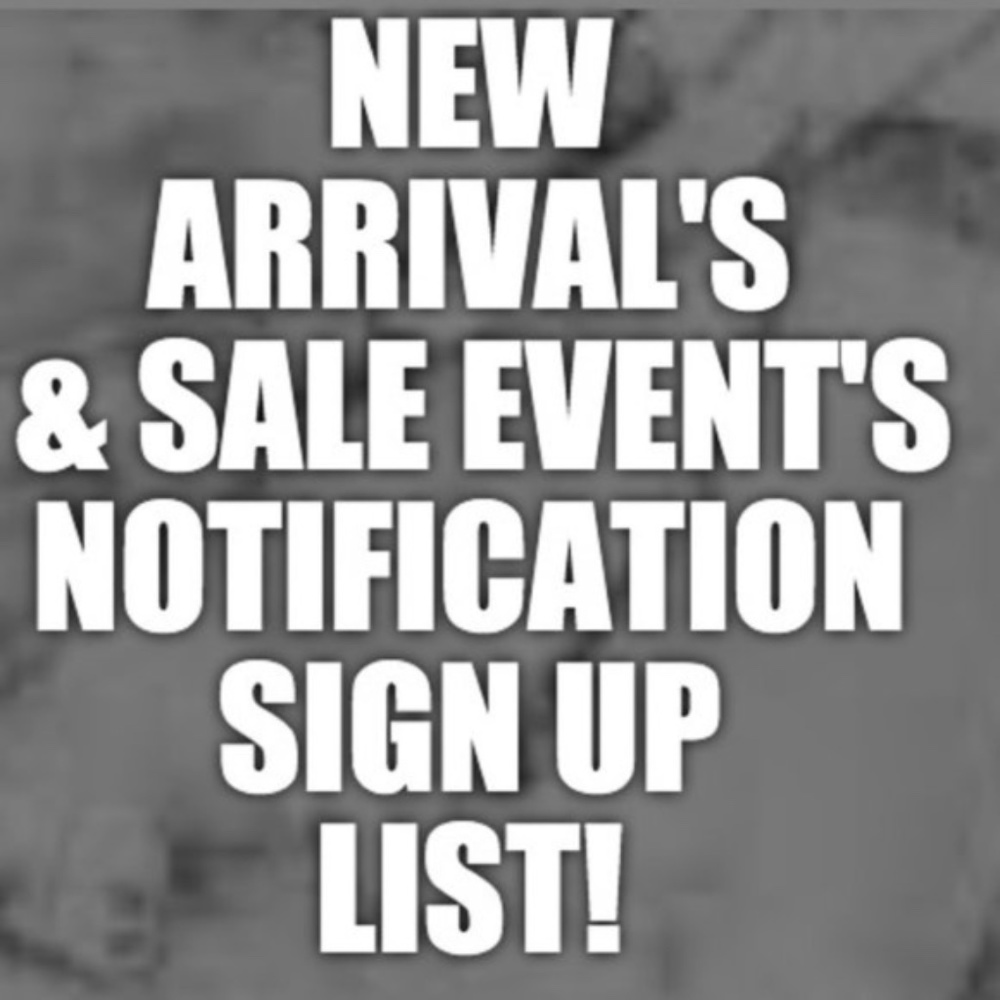 Notification Sign Up List!